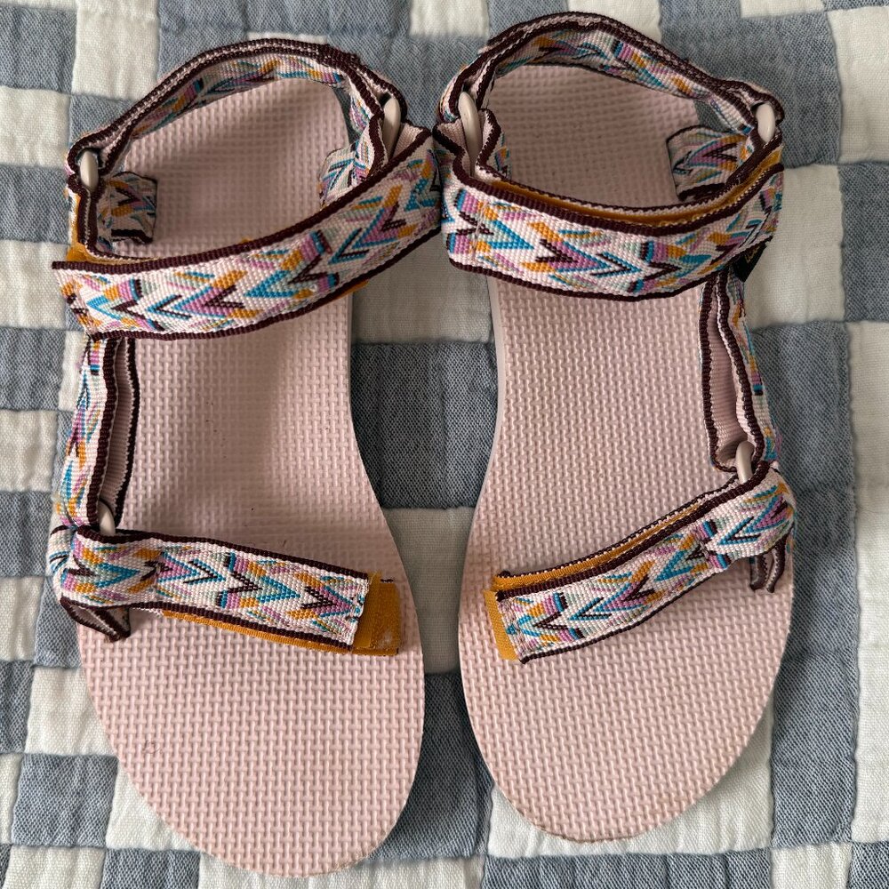 Teva W Original Sandal, Pink, Size 7